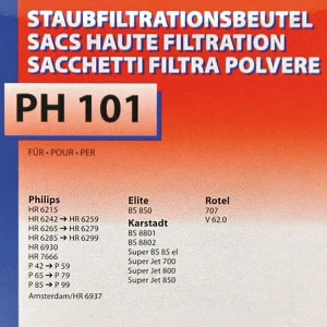 Coupon ⭐ Fust PH 101 AMSTERDAM – Sac à Poussière 🤩 6