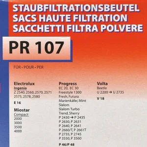 Les meilleures critiques de ✔️ Fust PR 107 U2200 V18/E16 – Sac à Poussière ⭐ 6